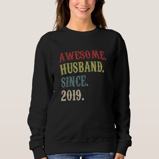 Fantastisk Make sedan 2019: Retro 3 Bröllop-floder T Shirt (Framsida)
