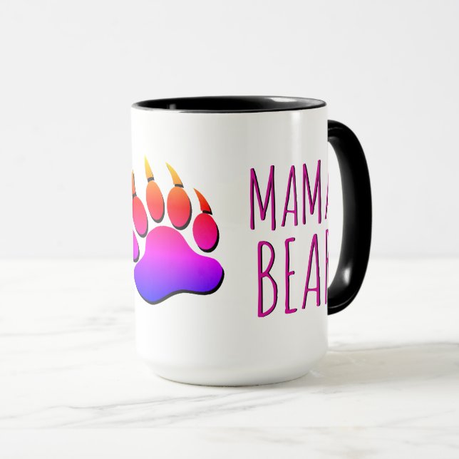 Fantastisk Mamma Bear Mugg (Framsida höger)