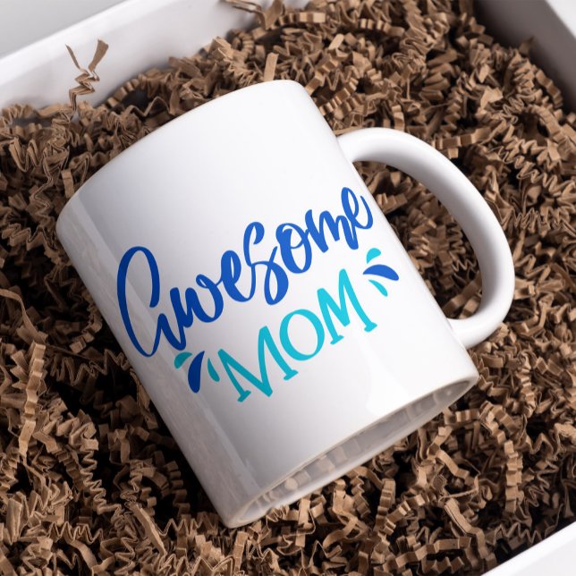 Fantastisk Mamma Hand Lettered Kaffemugg (Skapare uppladdad)