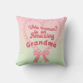 Fantastisk Mamma Nana Mors dag Rosa Kudde