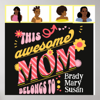 Fantastisk Mamma! Skämt, roligt, poster för Mamma.