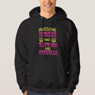 Fantastisk MAMMOR har tatueringar och tjurar närva Hoodie