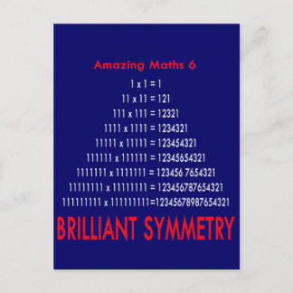 Fantastisk matematikserie 6 vykort