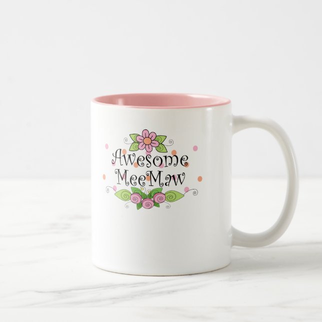 Fantastisk MeeMaw T-Shirt Två-Tonad Mugg (Höger)