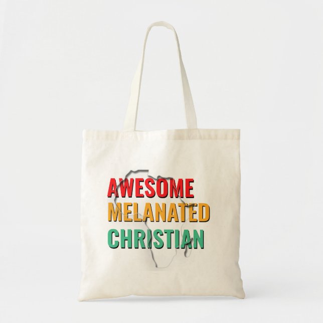 Fantastisk Melanated Christian Tygkasse (Framsidan)
