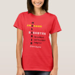 FANTASTISK MELANIN DAUGHTER Christian Birthday T Shirt<br><div class="desc">Snyggt FANTASTISK MELANIN DAUGHTER Christian Birthday magnet med ANPASSADE TEXT. Christian Bible vers från Sång av Solomon. Perfekt gåva till dotterns födelsedag.</div>