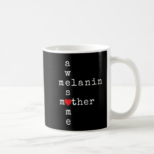 FANTASTISK MELANIN MOR | Christian Scripture Kaffemugg (Höger)