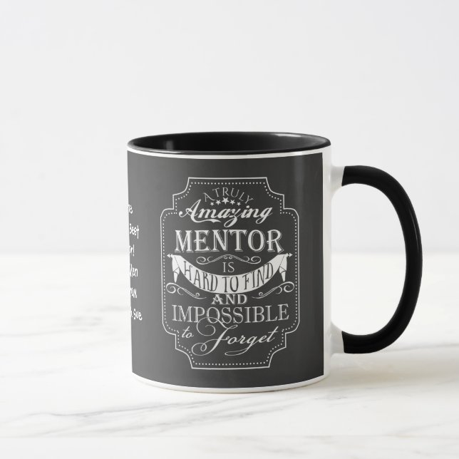 Fantastisk mentor tack gåva jul mugg (Höger)