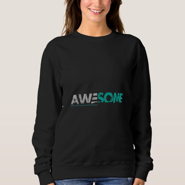 Fantastisk minimalistisk typografisk damtröja t shirt (Framsida)