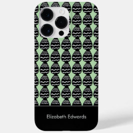 Fantastisk Modern Grönt och Svarta Mönster