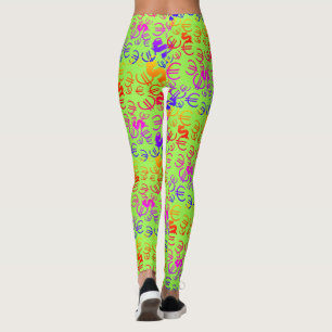 Fantastisk Money Euro Dollars Mönster Leggings