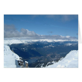 Fantastisk monteringsvy hälsningskort