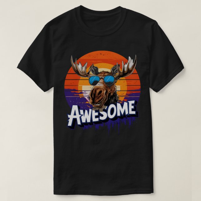 Fantastisk moose TShirt T Shirt (Design framsida)