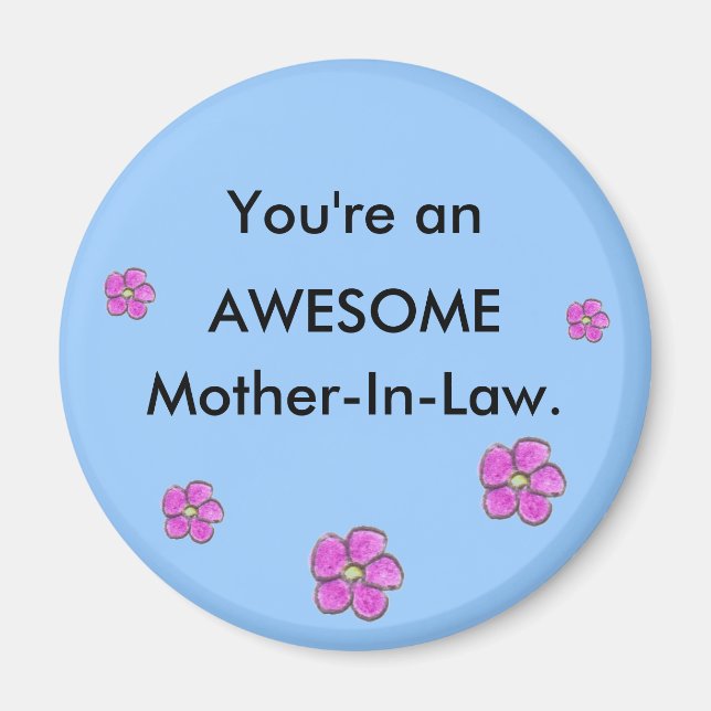 Fantastisk-Mor-i-Law-magnet Magnet (Framsidan)