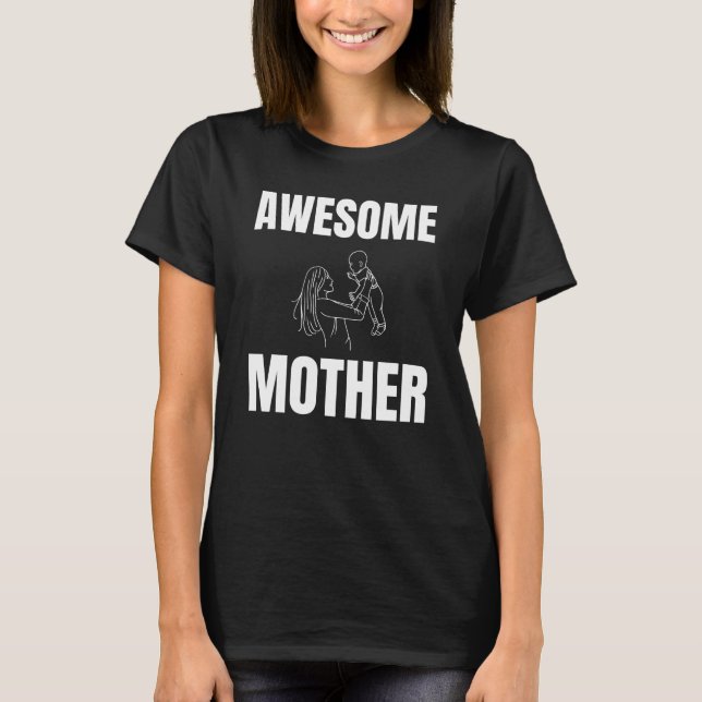 Fantastisk Mor T Shirt (Framsida)