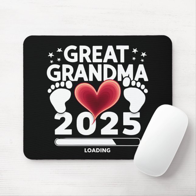 Fantastisk mormor Lastar 2025 Graviditetsannonseri Musmatta (Med mus)
