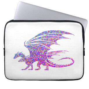 Fantastisk Mosaic Dragon Laptop Fodral