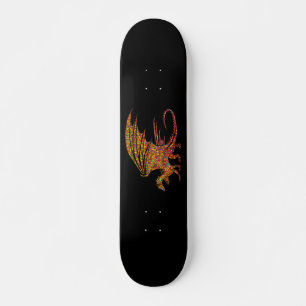 Fantastisk Mosaic Dragon Mini Skateboard Bräda 18,5 Cm