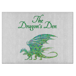 Fantastisk Mosaic Grönt Dragon Personal Glass