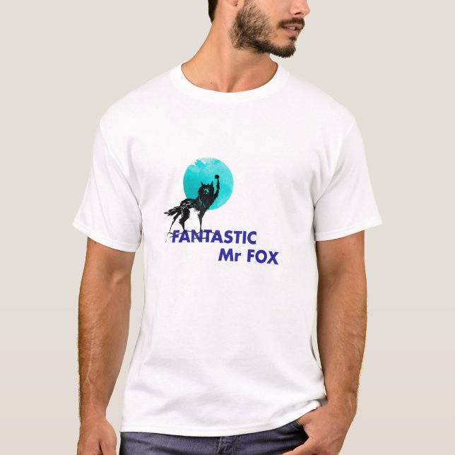 Fantastisk mr fox t-shirt (Framsida)