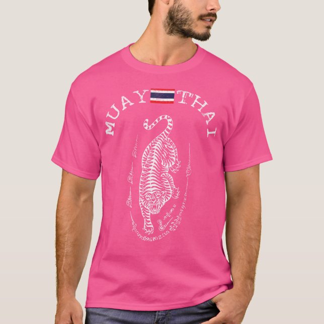 Fantastisk Muay Thai Kickboxing Tiger Wo T Shirt (Framsida)