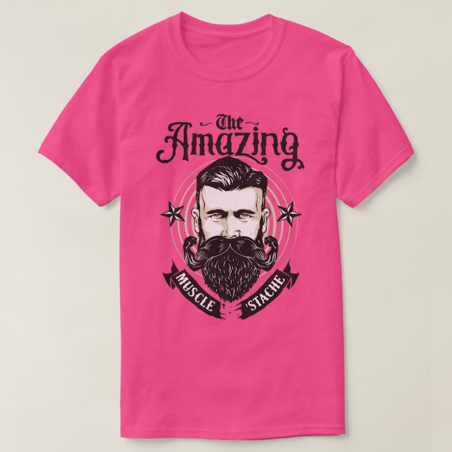Fantastisk mustasch t shirt (Design framsida)