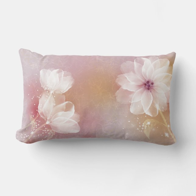 Fantastisk nåd Rosa blommiga kuddar (Framsida)