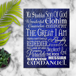 Fantastisk Namn av Gud Pussel