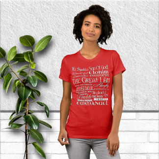 Fantastisk Namn av Gud T Shirt