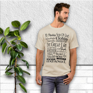 Fantastisk Namn av Gud T Shirt