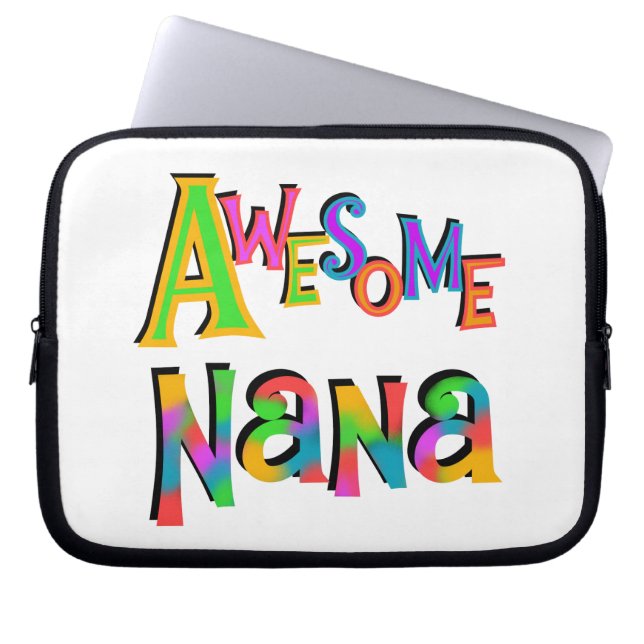 Fantastisk Nana T-shirts och presenter Laptop Sleeve (Framsidan)