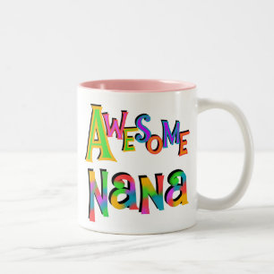 Fantastisk Nana T-shirts och presenter Två-Tonad Mugg