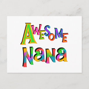 Fantastisk Nana T-shirts och presenter Vykort