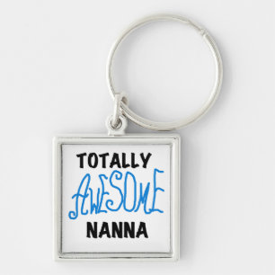 Fantastisk Nanna Blue T-shirts och gaffelvagnar Fyrkantig Silverfärgad Nyckelring