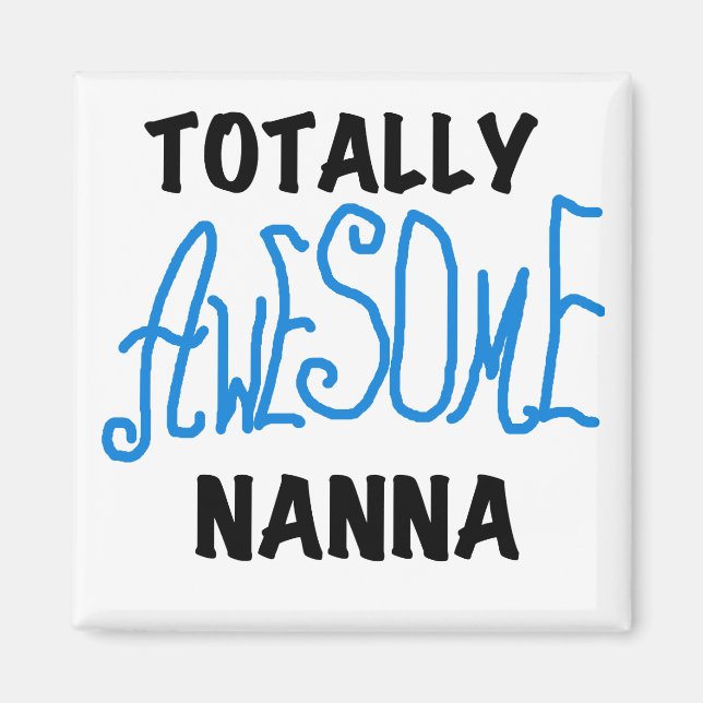 Fantastisk Nanna Blue T-shirts och gaffelvagnar Magnet (Framsidan)