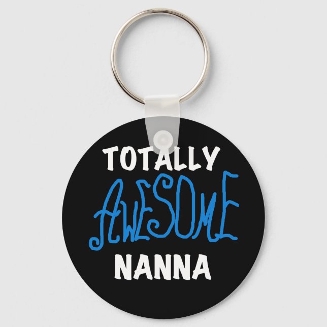 Fantastisk Nanna Blue T-shirts och gaffelvagnar Nyckelring (Framsida)