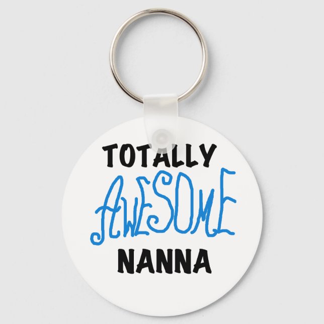 Fantastisk Nanna Blue T-shirts och gaffelvagnar Nyckelring (Framsida)