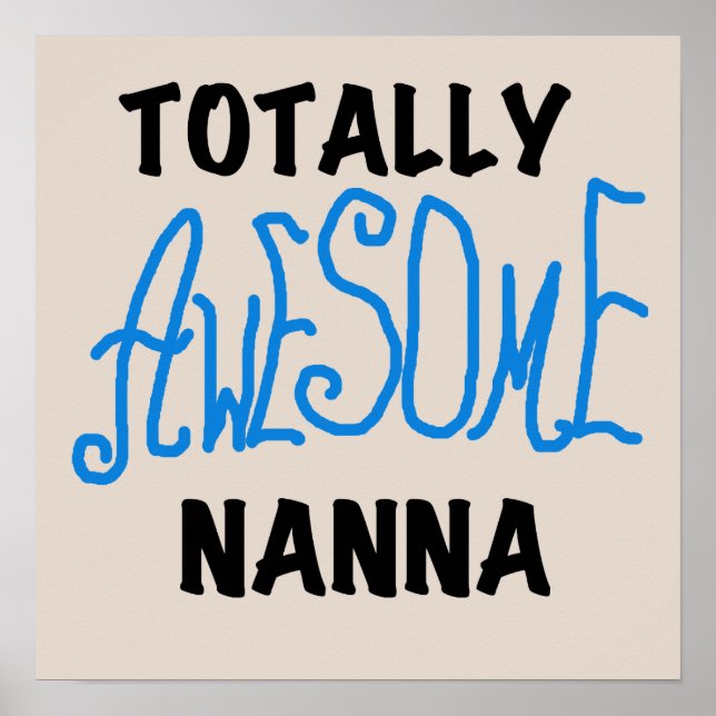 Fantastisk Nanna Blue T-shirts och gaffelvagnar Poster (Framsidan)