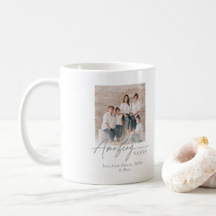 Fantastisk Nanna Personlig Foto Anpassad Familj Kaffemugg