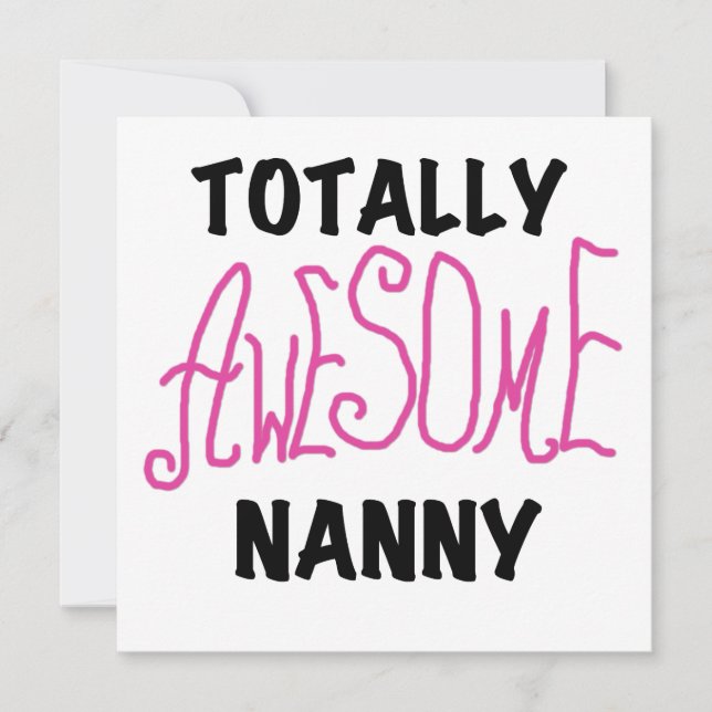 Fantastisk Nanny Rosa T-shirts och gåvor (Framsida)