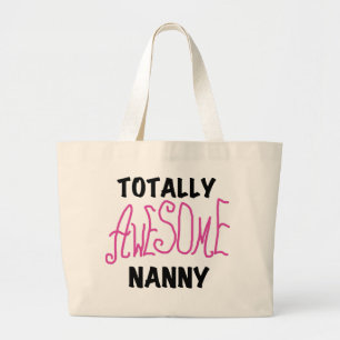 Fantastisk Nanny Rosa T-shirts och gåvor Jumbo Tygkasse