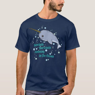 Fantastisk Narwhal Unicorns of the Sea T Shirt
