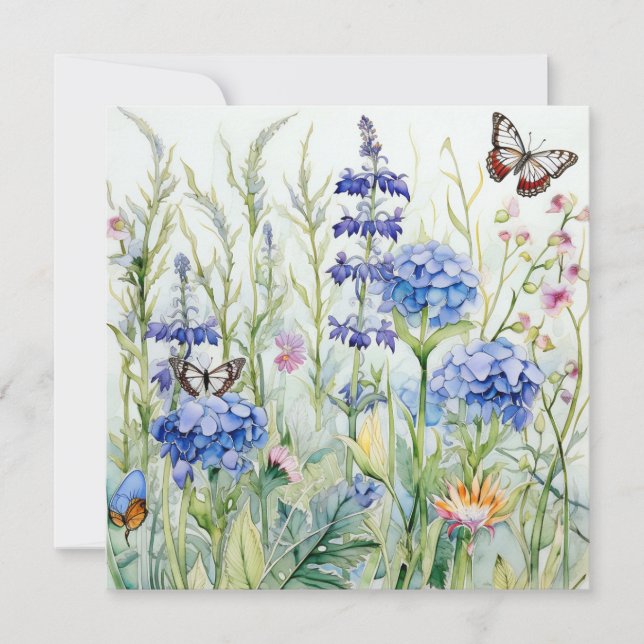 Fantastisk natur: Förändrat Garden Birthday Card (Framsida)