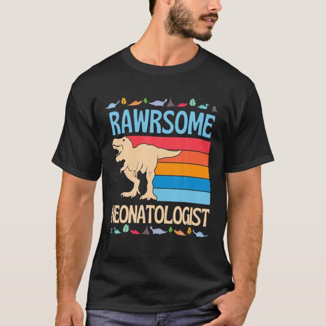 Fantastisk Neonatolog Baby Nicu Doktor Neonatal Di T Shirt (Framsida)