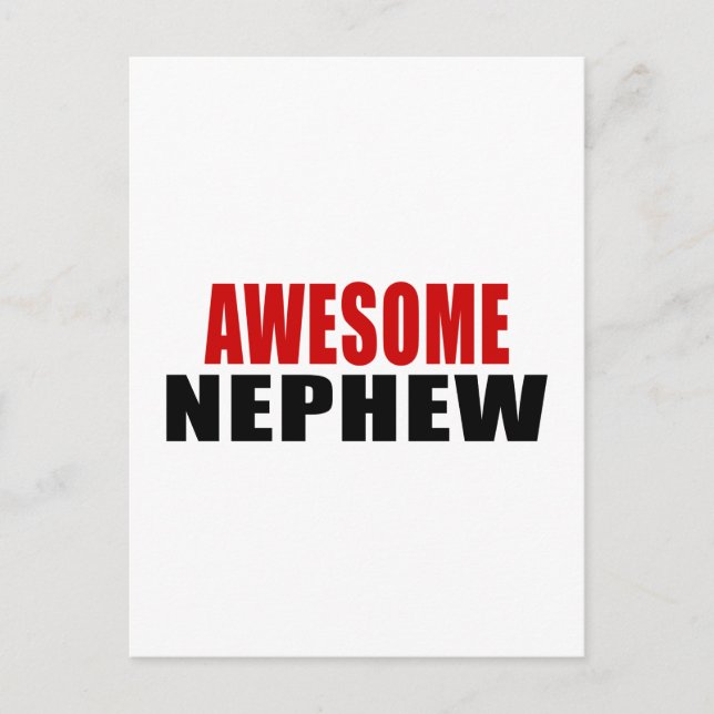 FANTASTISK NEPHEW VYKORT (Framsida)