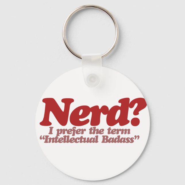 Fantastisk Nerd Humor Nyckelring (Framsida)
