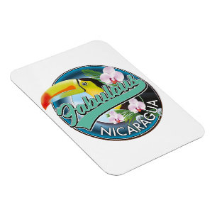 Fantastisk Nicaraguansk tukan logotyp Magnet