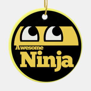 Fantastisk Ninja Julgransprydnad Keramik