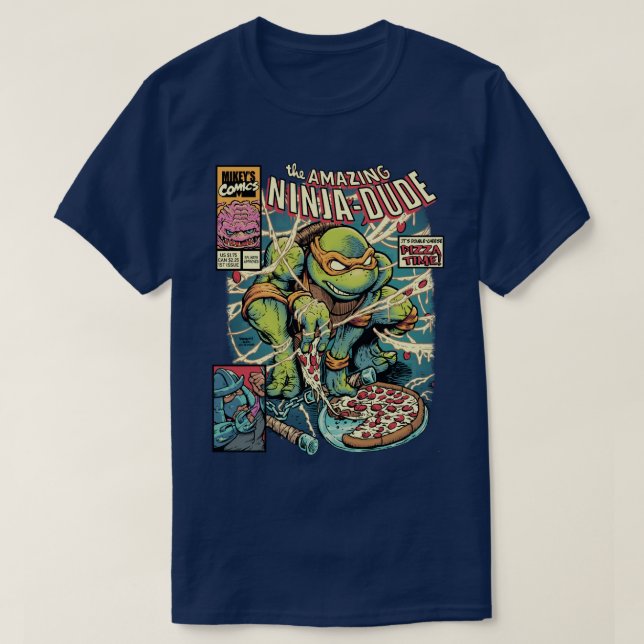 Fantastisk Ninja-killen T Shirt (Design framsida)