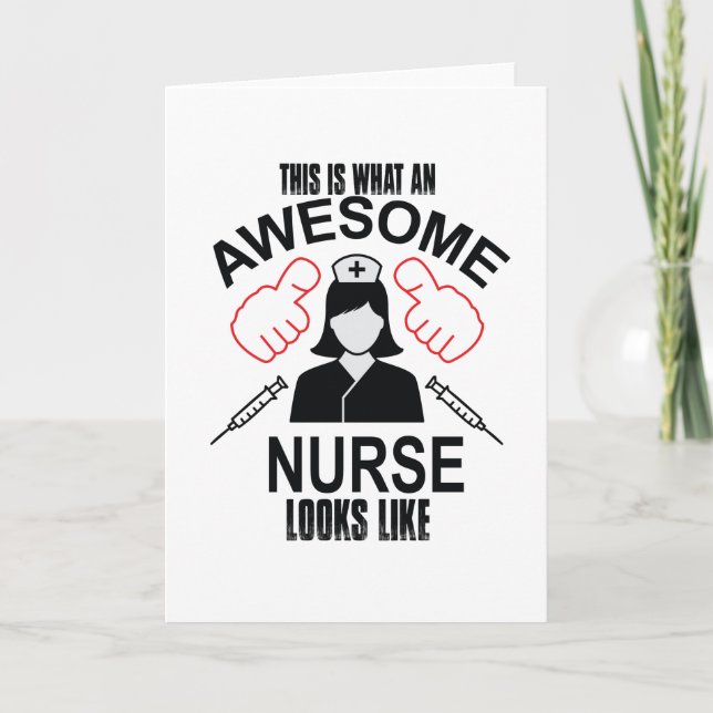 Fantastisk Nurse Kort (Framsida)